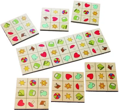 Obrázek produktu pro Dřevěná hračka SudoMix hra na vykládání karet ŠxVxH 18,5x10x4cm NOVINKA