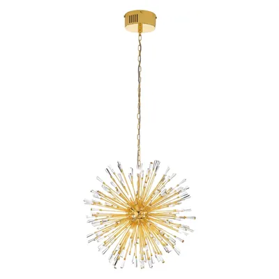 Produktbild von EGLO Vivaldo 1, Flexible Halterung, Gold, Transparent, Gold, Transparent, Stahl, Kristall, Drinnen