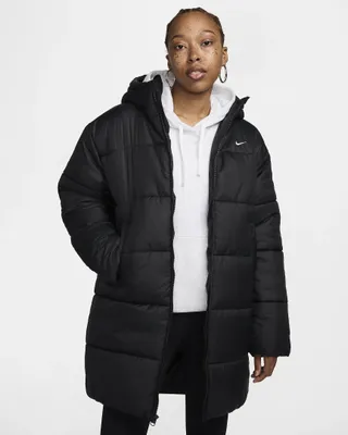 Produktbild von Nike W Nsw Tf Snfl Nk Clsc Prka Black/White M