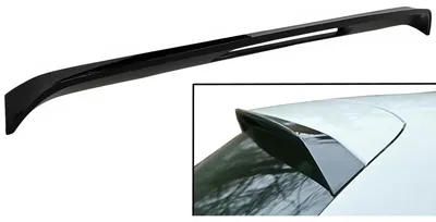 Productafbeelding van Achterspoiler voor VW Polo 6R 6C (2009-2017), glanzend zwart.