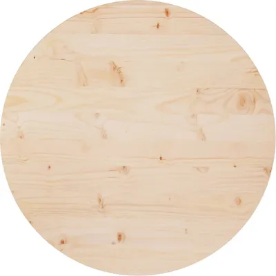 Produktbild von Eleganten-Stil Tischplatte Ø70x2,5 cm Massivholz Kiefer DE82889