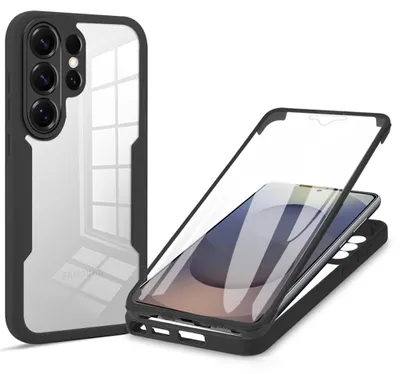 Obrázok produktu pre Techsuit – ColorVerse 360 Series + Screen Protector 360° ochranné puzdro s ochranou displeja pre Samsung Galaxy S26 Ultra – čierne