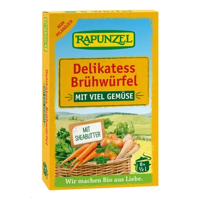 Produktbild von Gemüsebrühe - 8 Würfel Delikatess