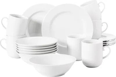 Produktbild von Seltmann Weiden Rondo/Liane Weiß Frühstücks-Set 18-teilig