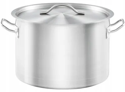 Produktbild von Stalgast Edelstahltopf mit Deckel, Gastronomie Ø320mm 18L