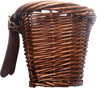 Produktbild von Kinder Fahrradkorb, 22x18x14cm Geflochten Retro, für 16 Zoll Kinderfahrräder