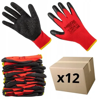 Obrázek produktu pro NEO TOOLS Pracovní rukavice polyester latex vel. 9 (12 ks)