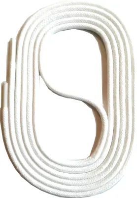 Produktbild von SNORS gewachste Schnürsenkel rund - WEISS - 3mm - 75cm