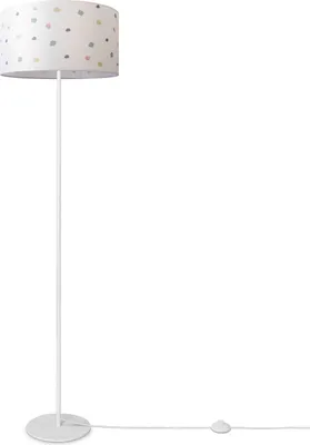 Produktbild von Stehlampe Wohnzimmer Modern E27 Leselampe Stehleuchte Stativ Retro Lampenschirm