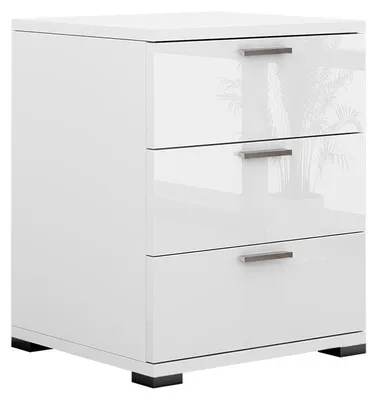 Obrázek produktu pro Noční stolek Vicco Marseille Bílá vysoký lesk 46.2 x 60 cm, Model 40268