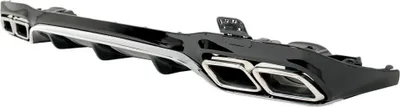 Immagine prodotto di Diffusore paraurti cromato per Mercedes Classe E W213 Sport Line 16-19 E63 Design.