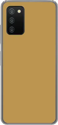Produktbild von MuchoWow® Handyhülle Schutzhülle Hülle für Telefoonhoesje Samsung Galaxy A03s Ockergelb - Farbe - Herbst - Gelb - Fest - Farben Silikon Softcase Handy Hülle - Schutz