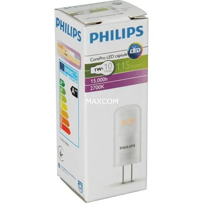 Zdjęcie produktu dla Philips CorePro LEDcapsule LV, 1 W, 10 W, G4, 115 lm, 15000 h, Ciepłe białe