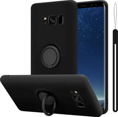 Produktbild von Cadorabo Hülle für Samsung Galaxy S8 PLUS Schutz Hülle in Schwarz Handyhülle TPU Etui Case Cover