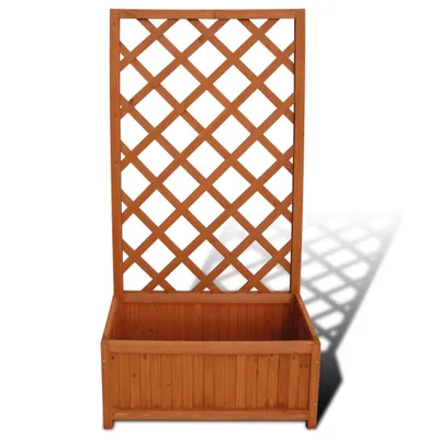 Zdjęcie produktu dla vidaXL Sadzarka z podporą do wspinaczki 70 x 30 x 135 cm