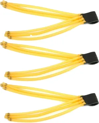Produktbild von JANDEL 3-Strang-Schleuder-Ersatzband-Kit, Naturlatex-Gummiband, Gummischlauch für Schleuderkatapult, chirurgische Rohre, elastische Teile
