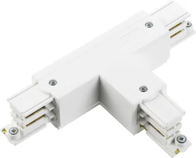 Produktbild von Nordic Aluminium GLOBAL T-Verbinder Schutzl. (links) Innen, weiss | XTS 37-3