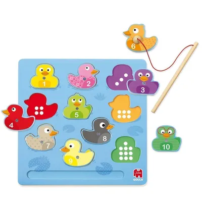 Produktbild von Jumbo GOULA - Magnetisches Entenpuzzle, 11 Stück(e), Tiere, 2 Jahr(e)