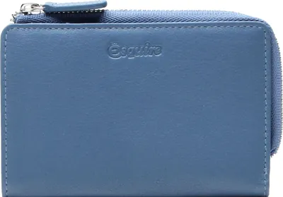 Produktbild von Esquire Leder Geldbörse Viktoria 62 Wallet Dove Blue blaugrau