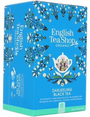 Productafbeelding van English Tea Shop Darjeeling black tea (20 zakjes)