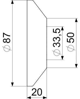 Image de Serrures et raccords, modèle ROSETTE, pour système FROST-TEC 2810, diamètre nominal 15, finition chromée polie