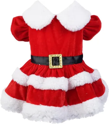 Produktbild von M Hundemantel Weihnachtsmann-Kostüm, Rot, für Haustier Weihnachten Party Outfit