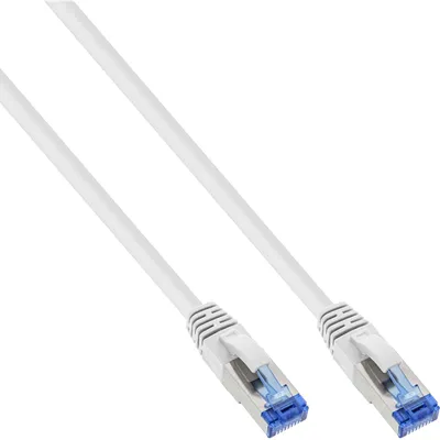 Produktbild von InLine Patchkabel, S/FTP (PiMf), Cat.6A, halogenfrei, weiß, 2m, 2 m, Cat6a, S/FTP (S-STP), RJ-45, RJ-45, Weiß