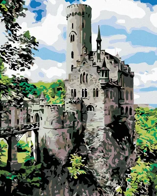 Produktbild von Zuty - Malen nach Zahlen - RITTERBURG, 40x50 cm, ohne Keilrahmen