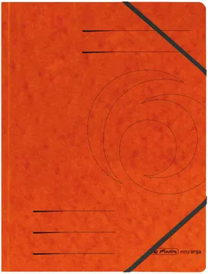 Produktbild von Herlitz Eckspanner easyorga A4 Karton orange