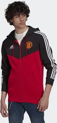 Obrázok produktu pre Adidas MUFC 3S FZ HD BLACK/REARED - XL