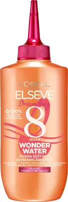 Produktbild von L'Oreal Paris Elseve Dream Long 8 Sekunden Wunderwasser, Flüssige Pflegespülung für Langes & Geschädigtes Haar, 200ml