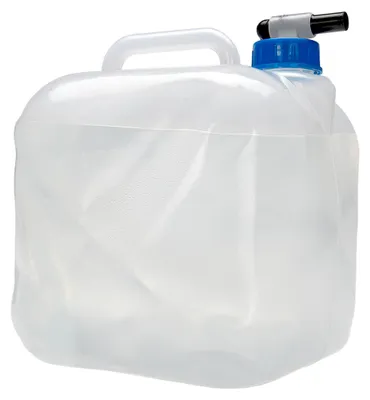 Produktbild von alca® Wasserkanister faltbar 5l Trinkwasserbehälter mit Ablasshahn BPA-frei Faltwasserkanister