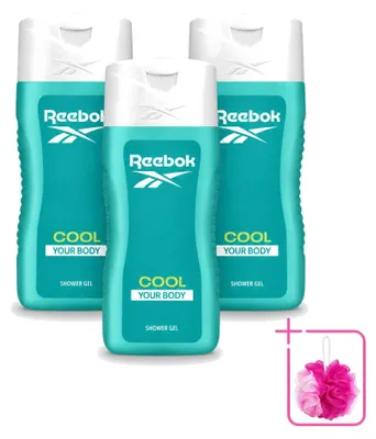 Productafbeelding van 3 x Reebok Cool Your Body douchegel - 400 ml - Voordeelverpakking - 3 stuks