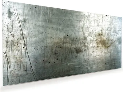 Produktbild von Glasbild 60x30cm in XXL für Wohnzimmer, Schlafzimmer Motiv es Metall