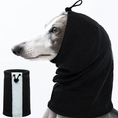 Productafbeelding van Hond Snood Oorkap - Geluiddempende Bescherming - Zwart, M