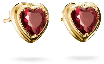 Produktbild von Thomas Sabo Ohrstecker Rotes Herz Elyndra 18K Vergoldet H2344-414-10