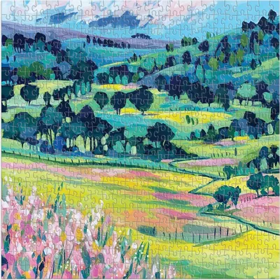 Immagine prodotto di GALISON Puzzle quadrato Colline dipinte 500 pezzi