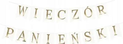 Produktbild von Junggesellenabschied Banner Gold, 1 Set
