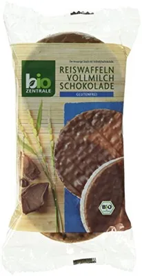 Produktbild von BioZentrale  Reiswaffeln Vollmilchschokolade 6 x 100g 6er Pack