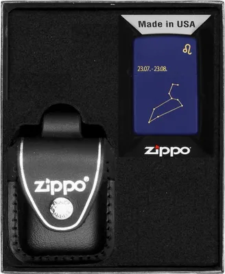 Produktbild von ZIPPO Feuerzeug Set Sternzeichen Löwe Design Löwe Geschenk Nr. 3