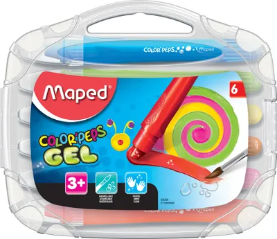 Produktbild von Maped Gelmalstift COLOR'PEPS GEL 6er Kunststoffetui