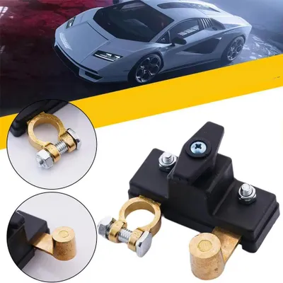 Image de Coupe-batterie de voiture, 6 V 12 V 24 V, pièces de coupure de courant anti-fuite