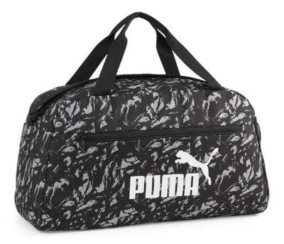 Produktbild von Puma Phase AOP Sports Bag Fitnesstasche 079950 07 puma black-concrete