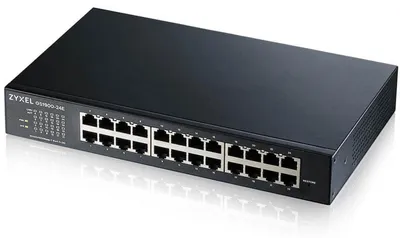 Produktbild von Zyxel GS1900-24E-EU0103F, Managed, L2, Gigabit Ethernet (10/100/1000), Rack-Einbau, 1U, Wandmontage