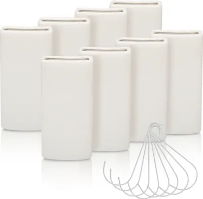 Image de Jiubiaz 8 vaporisateurs 400ml humidificateur chauffage céramique blanc eau vaporisateur d'eau