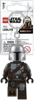 Produktbild von LEGO Star Wars The Mandalorian Schlüsselanhänger mit Leuchtfunktion Mandalorian 8 cm