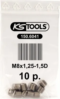 Produktbild von KS TOOLS Gewindeeinsatz 150.6041 Stahl 26g