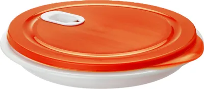 Produktbild von Rotho Mikrowellenteller mit Deckel XL Clever - Menüteller mit Ventil 1,2 L - Mikrowellengeschirr 26,0 x 26,0 x 4,8 cm - Lunchbox auslaufsicher