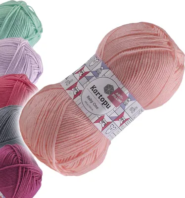 Produktbild von 100g Strickgarn Kartopu BABY ONE Antipilling Babywolle Babystrickgarn, 45 Farben