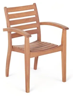 Image de Fauteuil d'extérieur, chaise longue, fauteuil relax, chaises pour balcon, fauteuil en bois naturel, mobilier de jardin